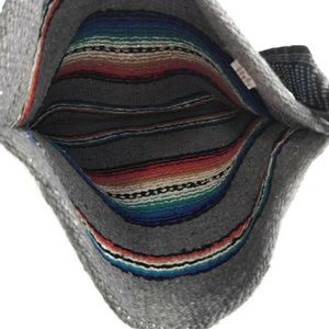 El Paso Saddleblanket Bags - El Paso Saddleblanket Gray Rio Bravo Serape Bag El Paso Saddleblanket Bags - El Paso Saddleblanket Gray Rio Bravo Serape Bag